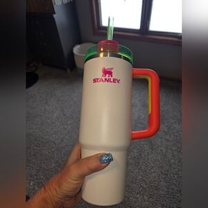 Stanley Neon White Tumbler 30 Oz
